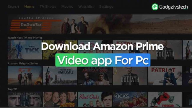 download amazon prime video to pc software